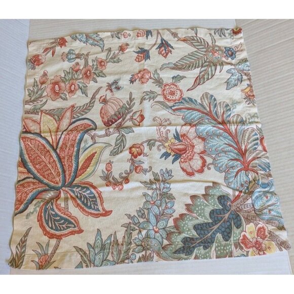 Pottery Barn Napkins Cotton Linen  Set Of 2 Paisley Floral Cloth Colorful 20x20 - Picture 4 of 9